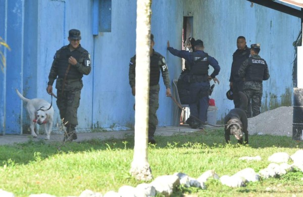 Inspeccionan granja penal de El Porvenir, Atlántida.